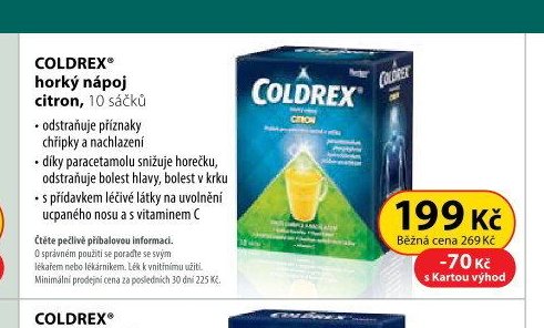 COLDREX horký nápoj citron