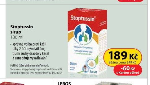 Stoptussin sirup 180 ml