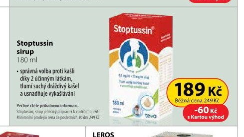 Stoptussin sirup 180 ml