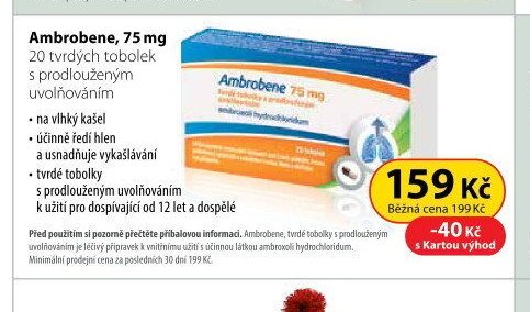 Ambrobene, 75 mg 20 tvrdých tobolek s prodlouženým uvolňováním - Dr. Max akcniletaky.com