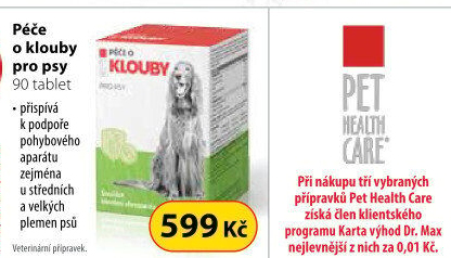 Doplněk stravy pro psy Péče o klouby Pet Health Care