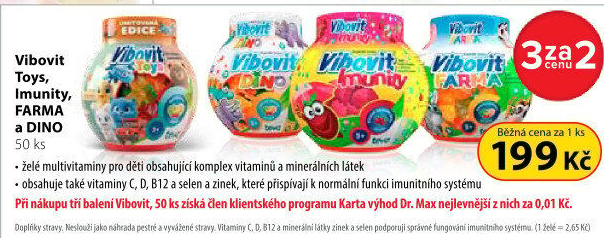 Vitamíny želé bonbony Vibovit