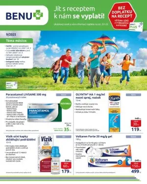 akční leták BENU Lékárna 1.9.2025-30.9.2025