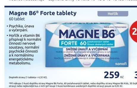 Magne B6® Forte tablety