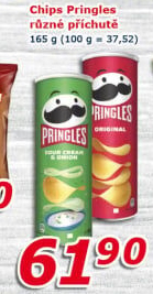 Chipsy Pringles - tubus