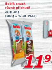 Dezert mléčný snack Bobík
