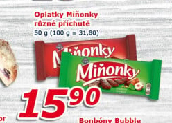 Oplatky Miňonky Opavia