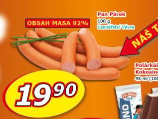 Pan párek Uzenářství Vávra