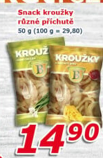 Snack kroužky Bramborárna Zykmund