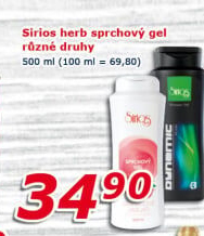 Sprchový gel Sirios Herb