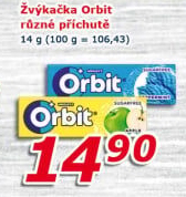 Žvýkačky Orbit