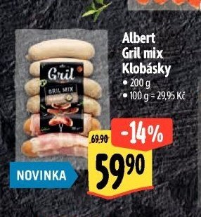Albert Gril mix Klobásky