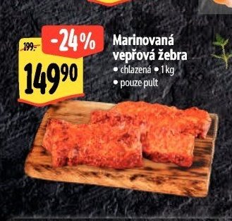 Marinovaná vepřová žebra