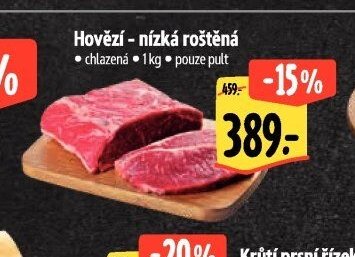 Hovězí nízká roštěná