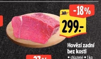 Hovězí zadní bez kosti