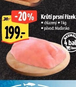 Krůtí prsní řízek