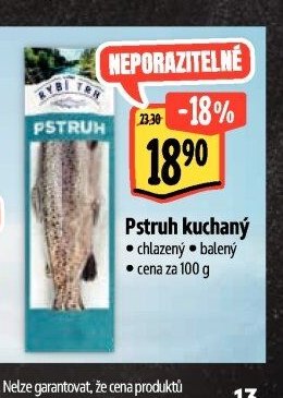 Pstruh kuchaný