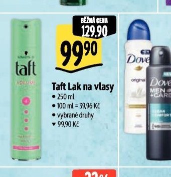 Taft Lak na vlasy