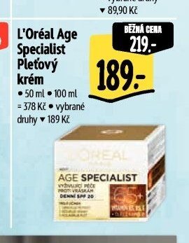 L'Oréal Age Specialist Pleťový krém