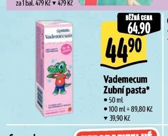Vademecum Zubní pasta