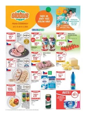 akční leták Globus 3.9.2025-9.9.2025
