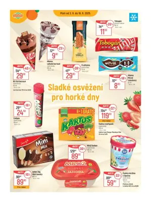 akční leták Globus 3.9.2025-9.9.2025
