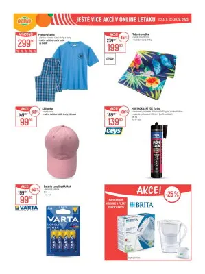 akční leták Globus 3.9.2025-9.9.2025