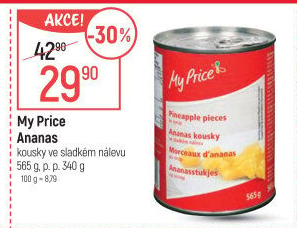 Kompot ananas My Price