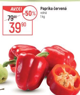 Paprika červená