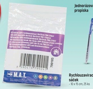 Sáček rychlouzavírací M.A.T.