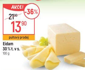 Sýr Eidam 30%