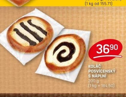 Koláč posvícenský s náplní