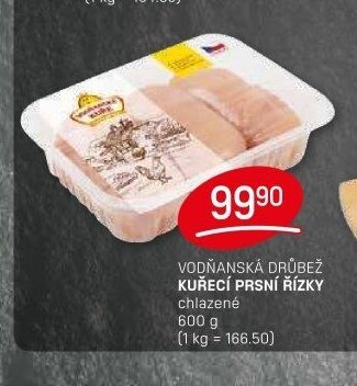 Vodňanská drůbež kuřecí prsní řízky