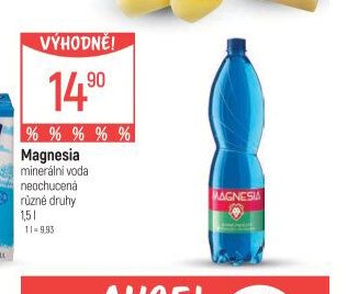 Magnesia minerální voda