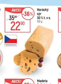 Horácký sýr 30 % t. v s.