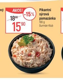 Pikantní sýrová pomazánka