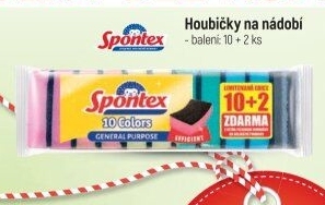 Houbička na nádobí Spontex