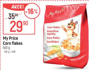 Lupínky cornflakes My Price