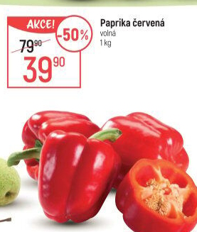 Paprika červená