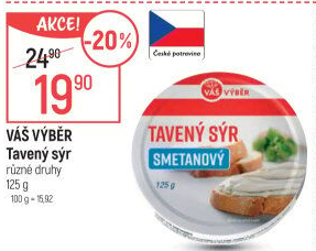 Tavený sýr Váš Výběr