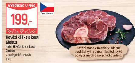 Hovězí kližka s kostí Globus