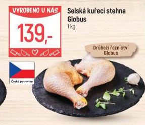 Selská kuřecí stehna Globus