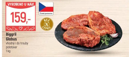 Vepřová plec marinovaná Biggril Globus