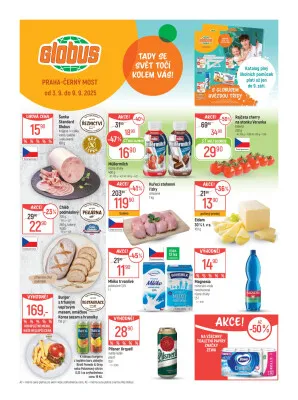 akční leták Globus 3.9.2025-9.9.2025