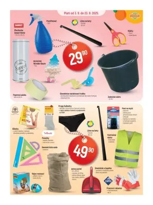 akční leták Globus 3.9.2025-9.9.2025