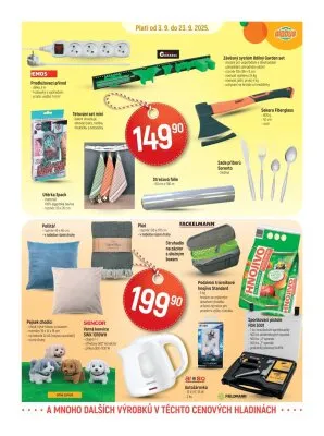 akční leták Globus 3.9.2025-9.9.2025