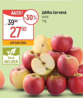 Jablka červená Gala