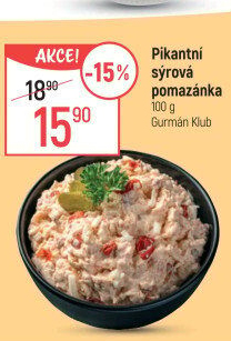 Pikantní sýrová pomazánka