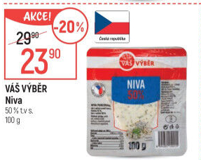 Sýr Niva 50% Váš Výběr