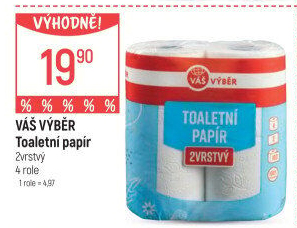 Toaletní papír 2vrstvý Váš Výběr